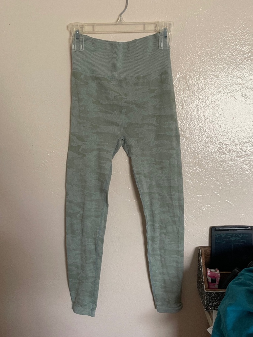 Accepting Offers! Sage green camo seamless leggings